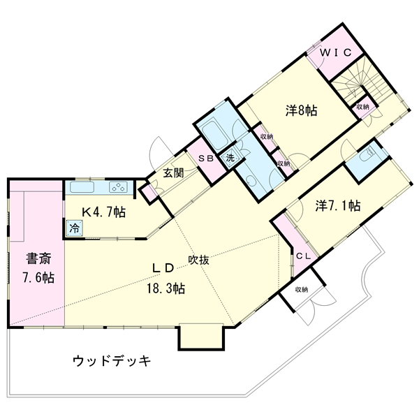 啓明別荘地　土地付建物　430坪