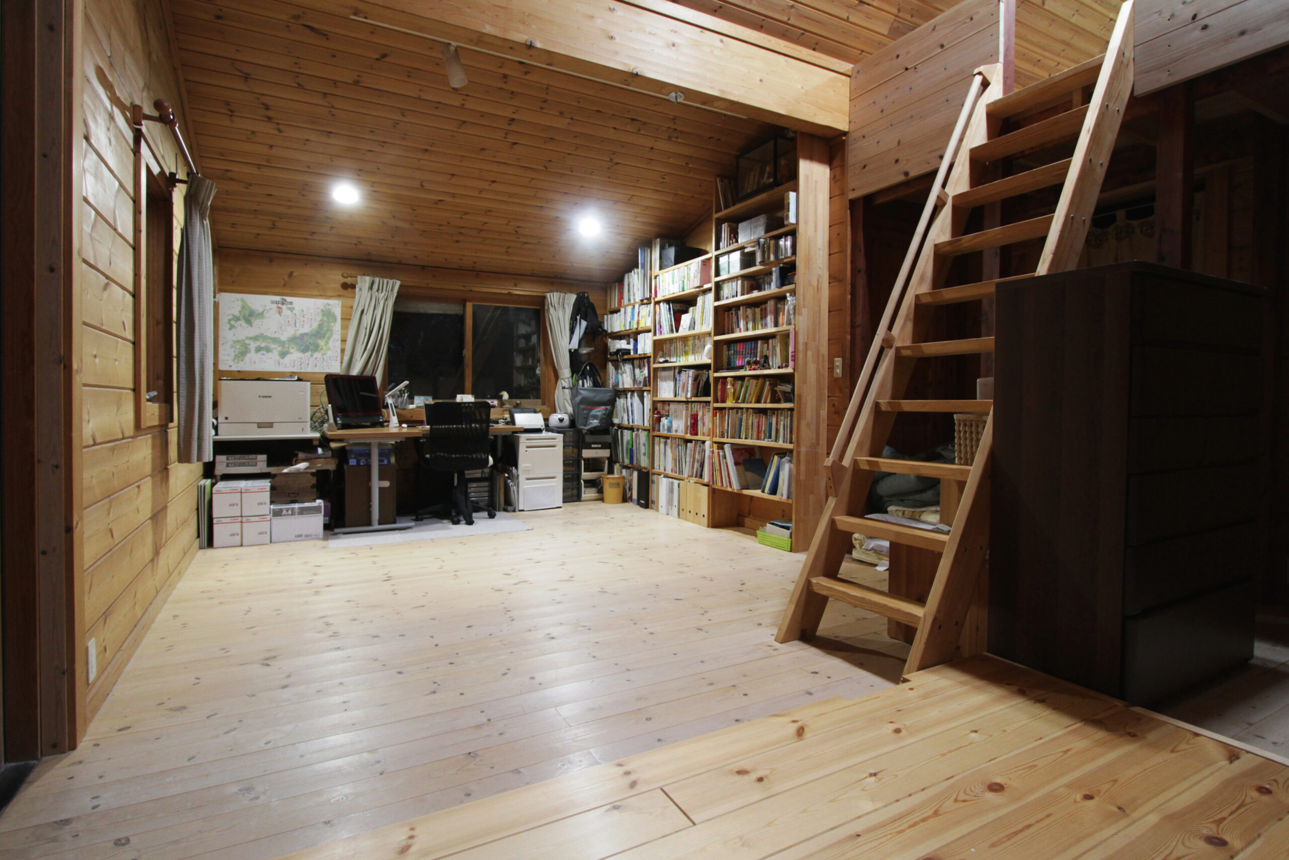 南ヶ丘 ログ厚135mmのログハウス　130坪