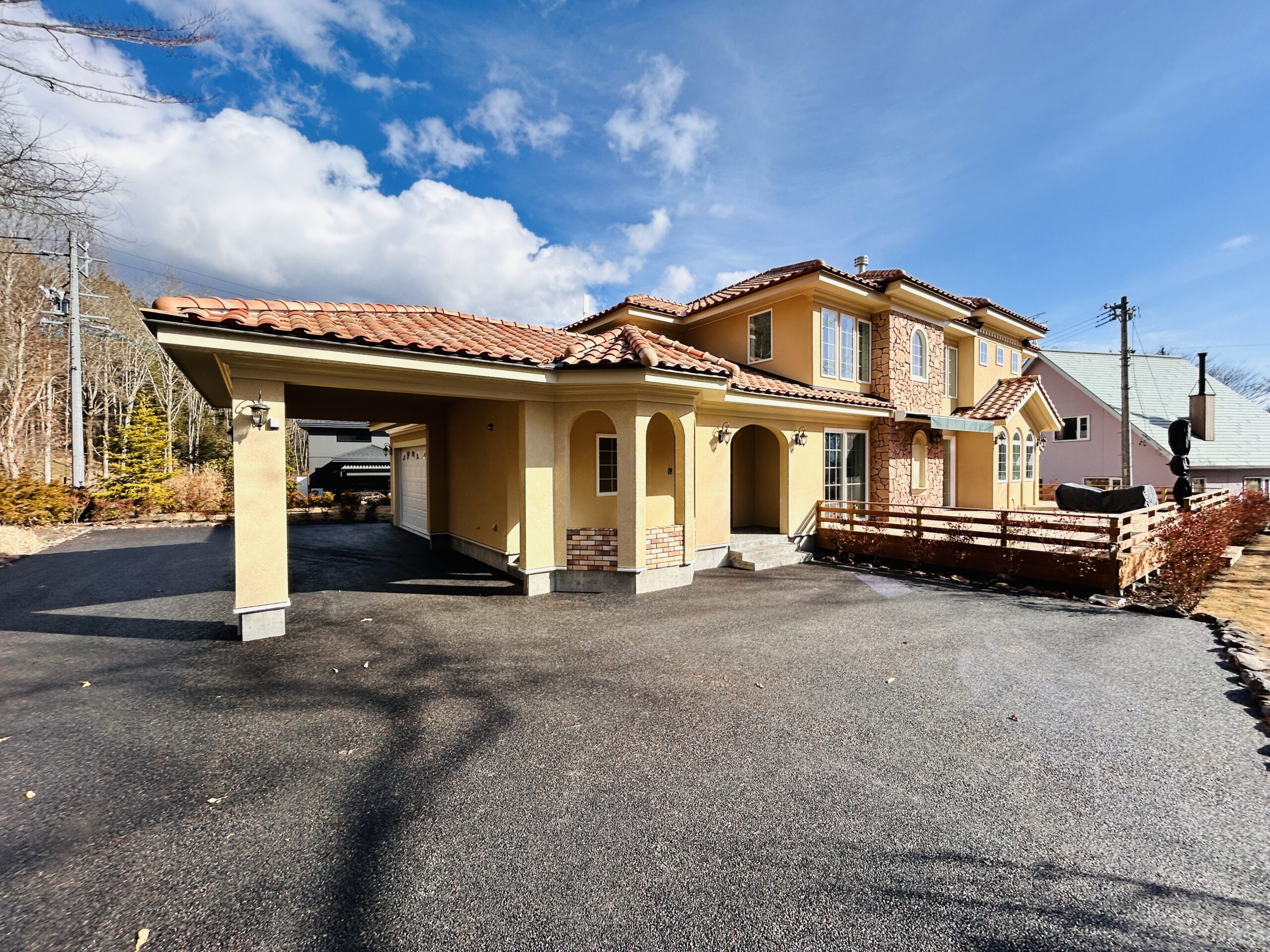 【商談中】中軽井沢 アメリカンハウス　600坪